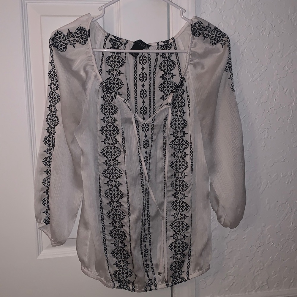 White House Black Market tunic blouse